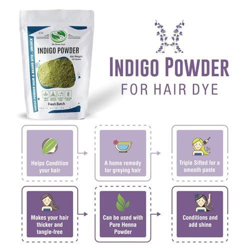 500g Indigo Powder Natural Hair Dye - The Henna Guys