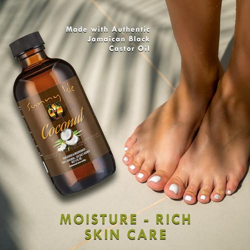 Sunny Isle Jamaican Black Castor Oil & Coconut Oil 4oz - Natural Hair & Skin Moisturizer