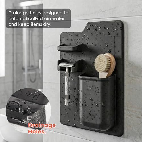 Kottova Shower Mirror & Organizer Set - Shatterproof Acrylic
