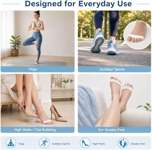 Disposable Toe Separators for Comfort & Hygiene - 12 Pairs