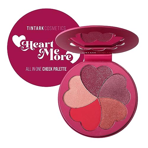 Tintark 5-Color Blush & Bronzer Palette with Mirror