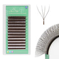 4D W Lash Extensions 0.07mm C Curl 9-13mm Brown