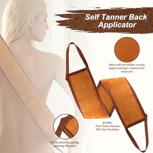 4-in-1 Self Tanning Mitt Kit with Back Applicator & Brushes