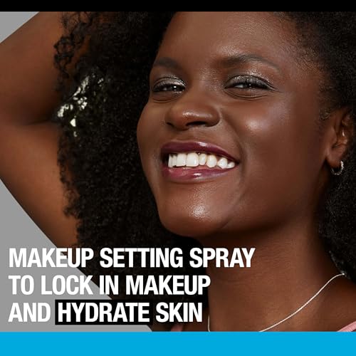 Neutrogena Hydro Boost Hydrating Makeup Setting Spray with Hyaluronic Acid, Setting Spray for Smooth, Dewy Skin, Fragrance Free, Non-Comedogenic & Hypoallergenic, 3.4 fl. oz