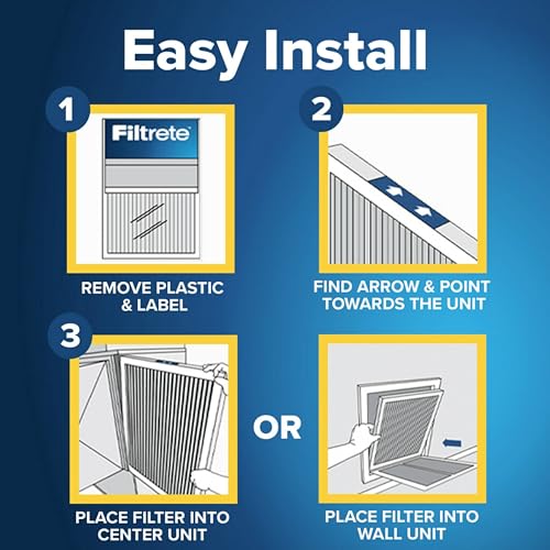 Filtrete 16x25x1 MERV 5 Air Filter - 6-Pack for HVAC Systems