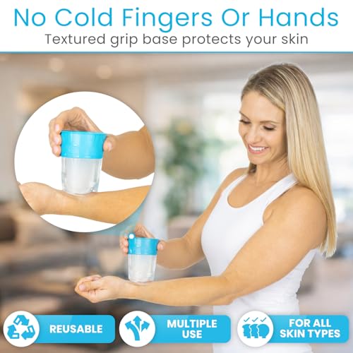 Arctic Flex Ice Roller for Face - 2 Pack Facial Massage Tool