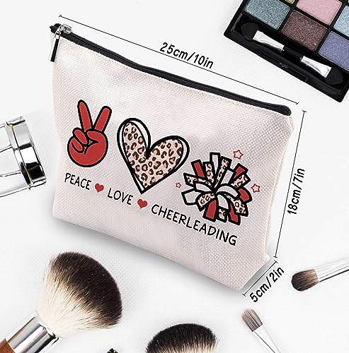 Cosmetic Makeup Bag for Cheerleaders - Fun Gift for Women