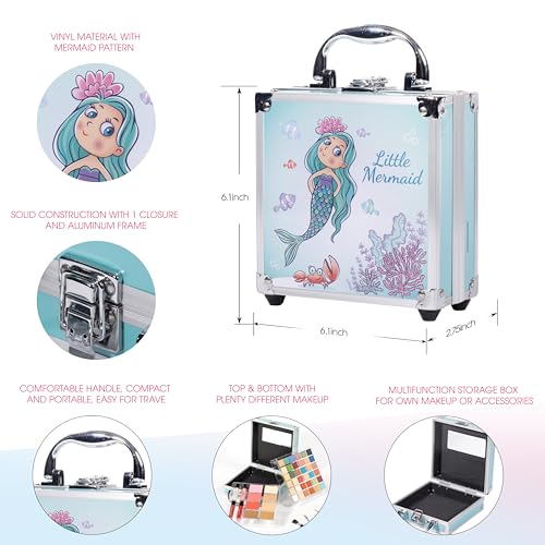 Hot Sugar Teen Makeup Kit with Case - 36 Eyeshadow, Lip Gloss & Brushes
