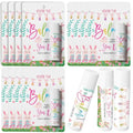 12 Pack Easter Gifts for Coworkers Employees Lip Balm Bulk Moisturizing Nourishing Lip Care Thank You Gift Set for Women Adults Adorable Easter Basket Stuffers Party Favors (Bunny)