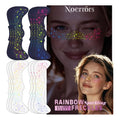Rainbow Freckles Temporary Tattoo Stickers - UV Glow (12pc)