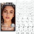 36PCS Glitter Freckles Face Tattoos | 18 Sheets Silver Sparkle Freckles Temporary Makeup Patches for Women Parties, Festivals,Daily Makeup Accessories