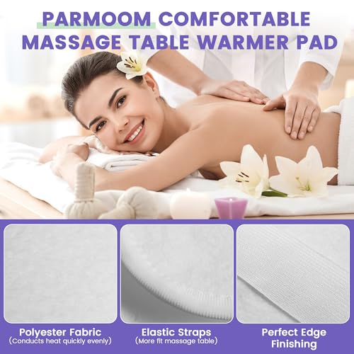 PARMOOM Professional Massage Table Warmer Heating Pad - 8 Heat Settings, 30" x 71"