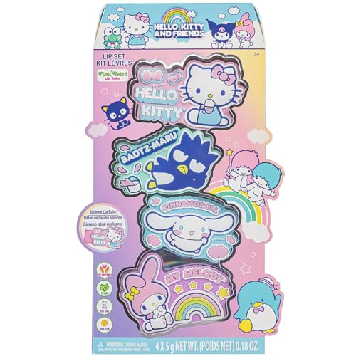 Hello Kitty 4-Pack Slide-Out Lip Gloss Set