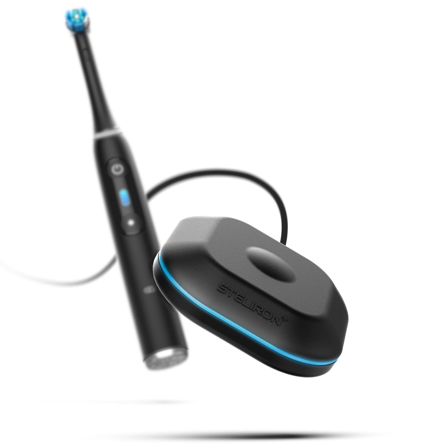 Charger Replacement for OralB iO Electric Toothbrush (Series 7,8, 9,10) Magnetic Charging Base - Travel Friendly, USB Powered, Black (Single)