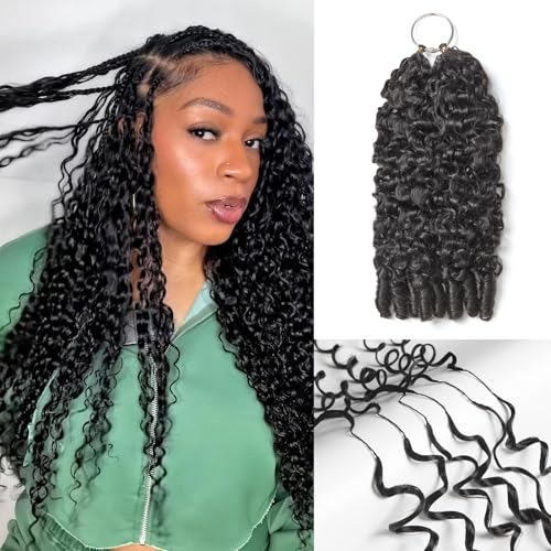 LUVME Burmese Curly Crochet Hair 18" - 100% Human Hair
