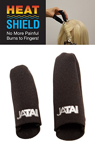 Jatai Heat Shield Finger Guards for Curling Irons - 2pc Set