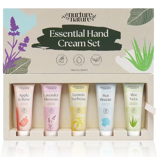 Hand Cream Gift Set 5pc Travel Size 30ml Shea Butter