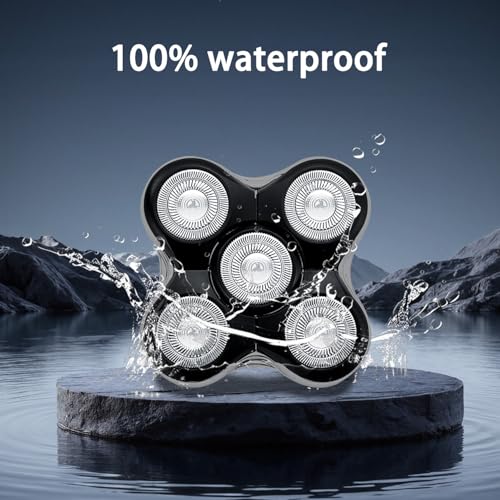 Replacement Blades Compatible with Remington Balder Pro Head Shaver Model XR7000, 5 Dual Track Heads for Remington Shaver, Precision Electric Shaving for Bald Men,1 Pack