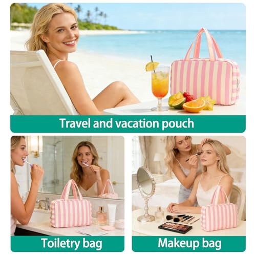 Travel Toiletry Bag for Women Waterproof Cosmetic Organizer