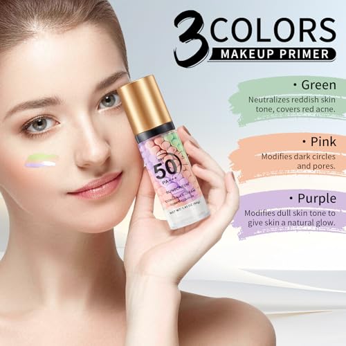 Color Correcting Face Primer SPF 50 PA+++ Oil Control - 2 Pack