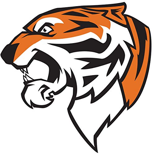 Tiger Head Body Decals 25-Piece Set - School Spirit Tattoos