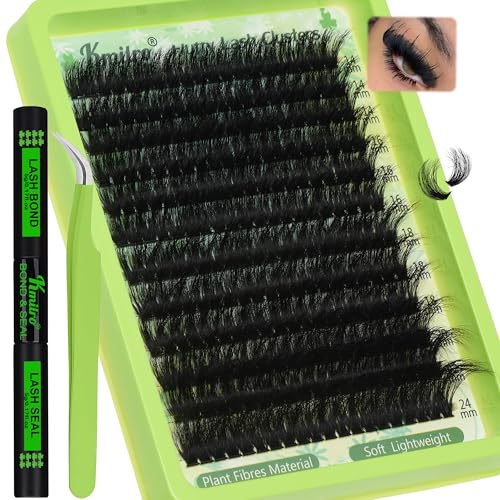 Lash Clusters Kit 14-24mm 180D Volume Eyelash Extensions 240Pcs