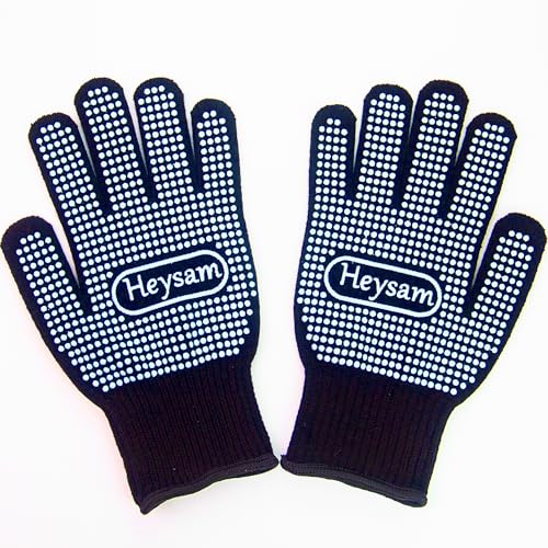 Heat-Resistant Gloves for Hair Styling Tools - 2 Pack