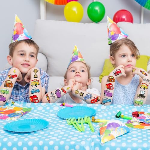 Cars Temporary Tattoos 34Pcs Party Favors for Kids