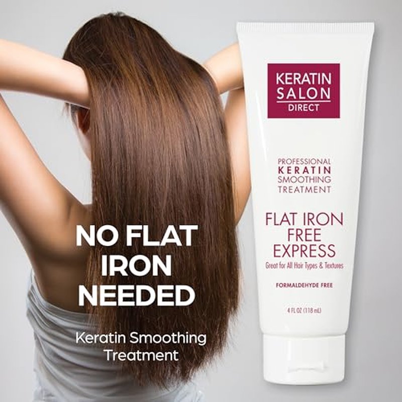 Keratin Salon Direct Hair Treatment - No Flat Iron Needed