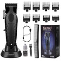 KEMEI 2296 Black Professional Hair Clippers for Men Cordless Cordless Hair Cutting Kit