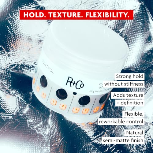R+Co Control Flexible Paste - Texturizing Hair Styling 2.2oz