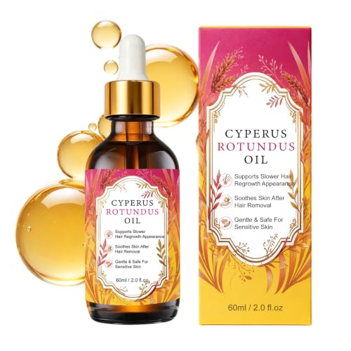 AuraLuna Cyperus Rotundus Oil for Hair Removal & Skin Care