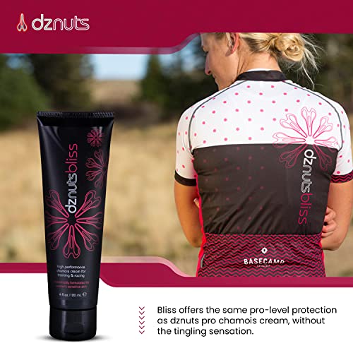dznuts - Women¡¯s Bliss Chamois Cream - Anti-Chafing for Saddle Sores, Thigh Friction, Skin Irritation - Cyclists, Runners, Triathletes 3 Pack