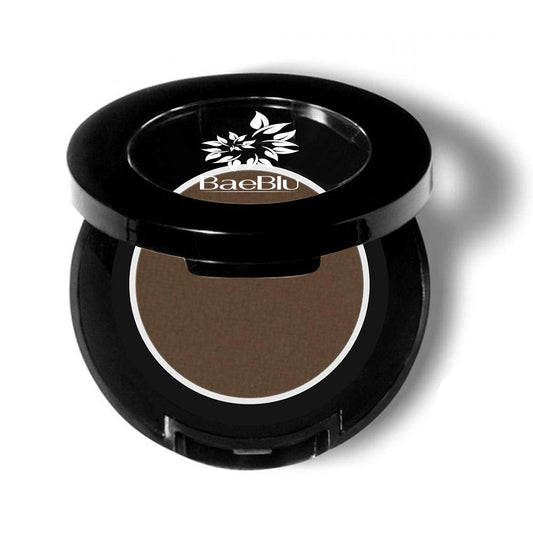 BaeBlu Eyebrow Powder, Organic Vegan 100% Natural, Fill-in Smudge Proof Brow Tint, Made in USA, Deep Brown