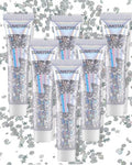 6-Piece Holographic Glitter Gel Set for Face, Hair & Body