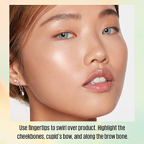 KAJA Mochi Glow Bouncy Highlighter | 03 Luna | Cruelty-free, Paraben-free, Sulfate-free, Phtalates-free, K-Beauty
