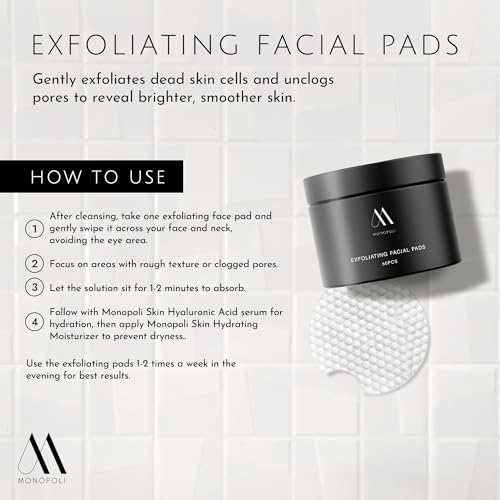 Monopoli Skin Clear Confidence Kit | Acne Serum, Exfoliating Face Pads & BHA Clearing Mask | Daily Skin Care Routine Perfect for Women and Men | Essentials for Women & Teens