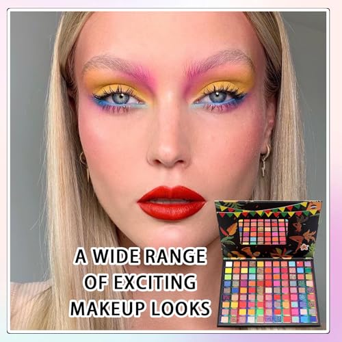 99 Color Eyeshadow Palette with Brush - Matte & Shimmer