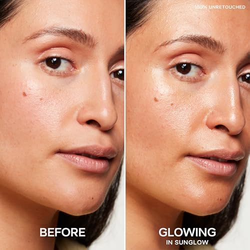 Saie Glowy Super Gel Trio - Mini Starglow, Sunglow & Roseglow (0.5 oz Each) - Hydrating Makeup Primers & Illuminating Serums with Vitamin C + Squalane for Dewy, Radiant Skin