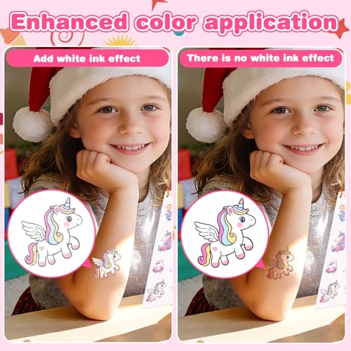 350PCS Temporary Tattoos for Kids, Pre-Cut Safe Designs Dinosaurs Unicorn Butterfly Animals Perfect Party Favors Classroom Prizes Stocking Stuffers Birthday Christmas Gifts Boys Girls Ages 3-12