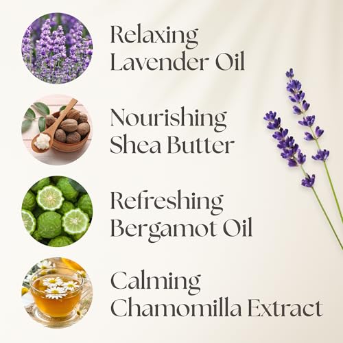 NURTURE BY NATURE Self Care Gift Set for Women ? 6 Piece Relaxing Bath & Body Spa Gift Basket with Bath Bomb, Hand Cream & Scented Candle ? Self Care Gifts for Valentine¡¯s Day & Mother¡¯s Day Gift