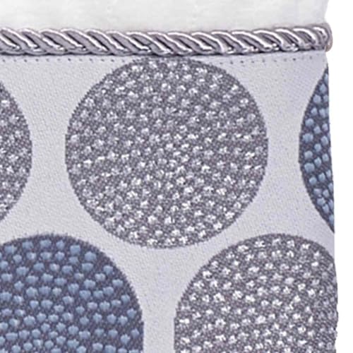 Avanti Linens - Washcloth, Soft & Absorbent Cotton Towel (Dotted Circles Collection, Mineral)