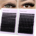 WENDY LASHES Lash Clusters 80D+100D Eyelash Clusters 462PCS Wispy Individual Lashes, 10-18MM D-curly Lash Extension DIY Cluster Eyelash Extensions for Beginners