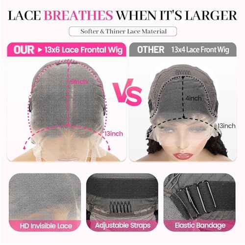 Ombre Body Wave Lace Front Wig Human Hair Pre Plucked 1B/27 Highlight Lace Front Wig Human Hair 200% Density HD Lace Frontal Glueless Wigs For Black Women 20Inch