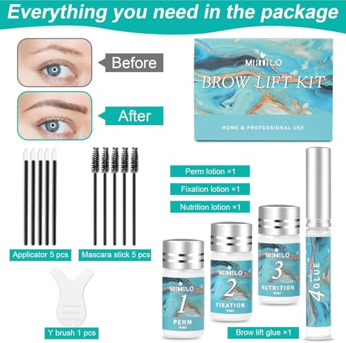 Eyebrow Lamination Kit - Professional Brow Perm for DIY & Salon