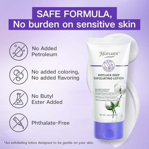 Exfoliating Face Wash For Skin Care, Body Scrub With Glycerin & Centella Extract, Soothing Repairing Hydrating & Non Comedogenic Daily Skincare, Travel Size Face Cleanser Gift For Women 2.82 Oz
