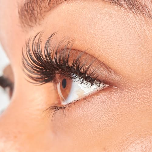 KISS Lash Couture LuXtensions Collection False Eyelashes, Flat Lash Technology, Super Slim Lash Band, Real Lash Extension Fibers, Reusable, Style ¡®Royal Satin¡¯, 10mm,1 Pair Strip Lashes