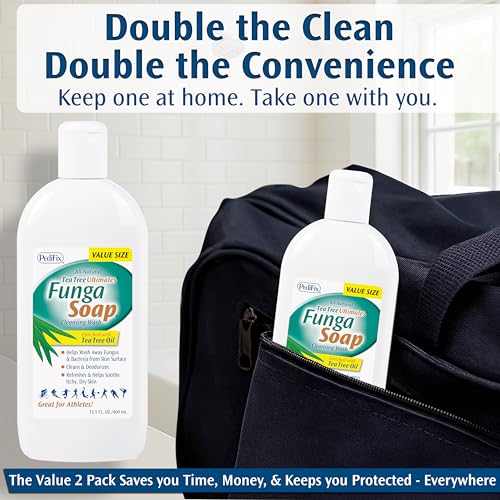 Pedifix FungaSoap Cleansing Wash - 13.5 fl. oz (Packaging May Vary) (Pack of 2)