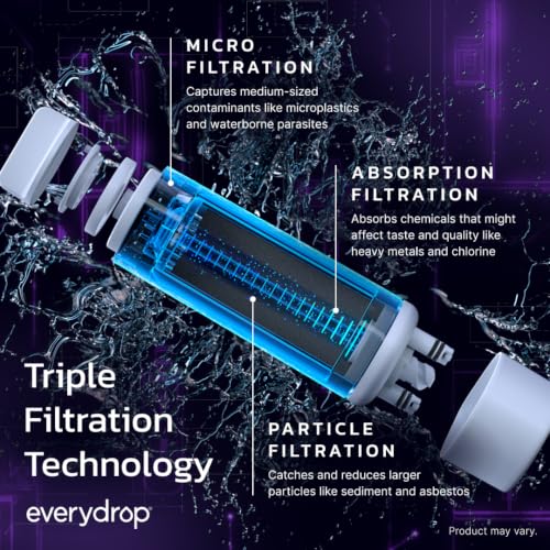 EveryDrop EDR1RXD1 Refrigerator Water Filter - Reduces Microplastics