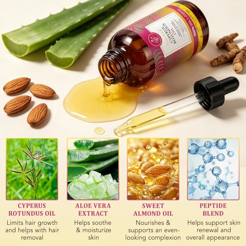 Cyperus Rotundus Oil - Natural Hair Removal & Inhibitor 60ml